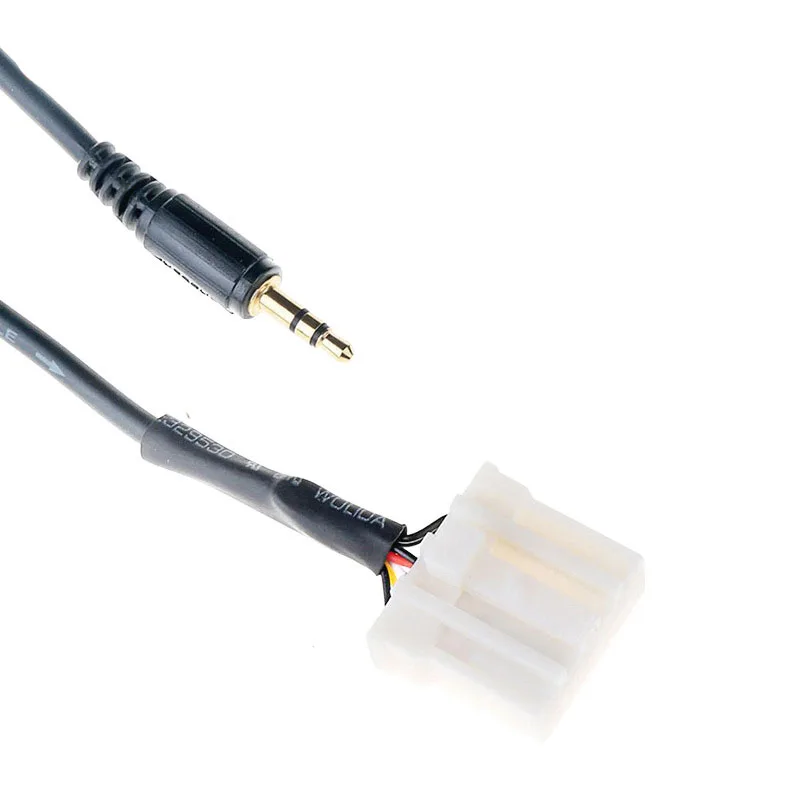 

3.5MM Audio Adapter Auxiliary AUX Cable Suit For Mazda 2 2006+ 3 2006+ 6 2006+ Portable Durable Cable Fit Car Accessory