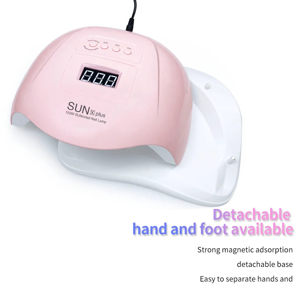 Светодиодная УФ лампа для сушки ногтей 120 Вт 36 шт. двойной светодиодный