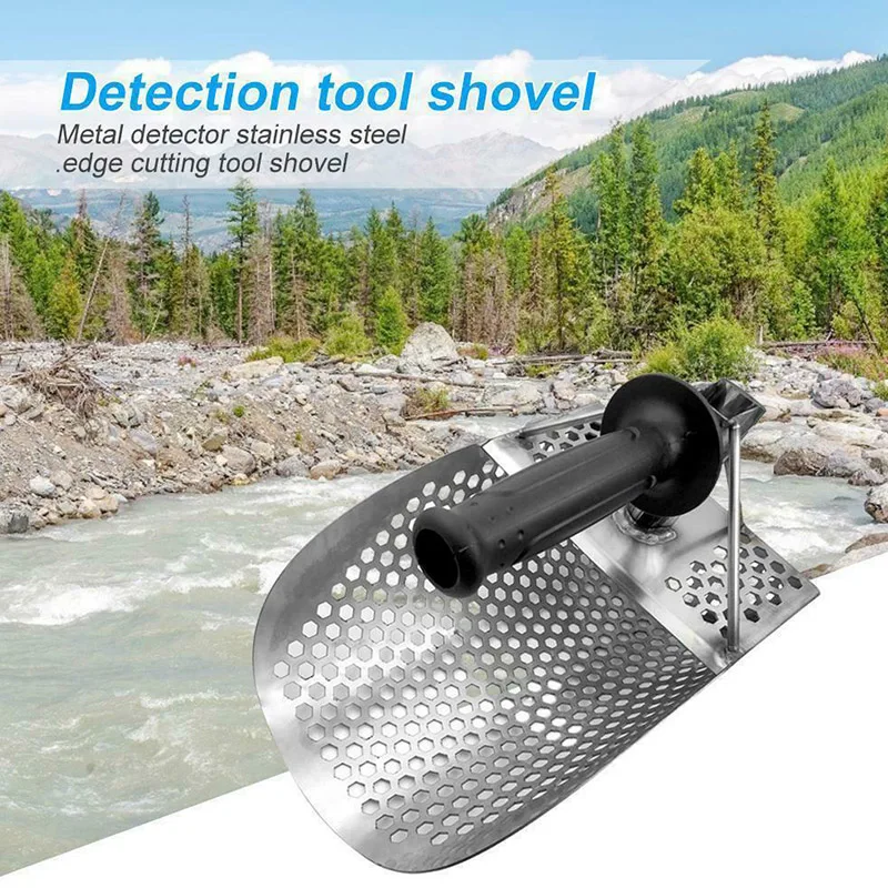 

Metal Detecting Sand Scoops Beach Scoops Shovel Water Tresure Hunting Detector Anti-corrosion ALI88