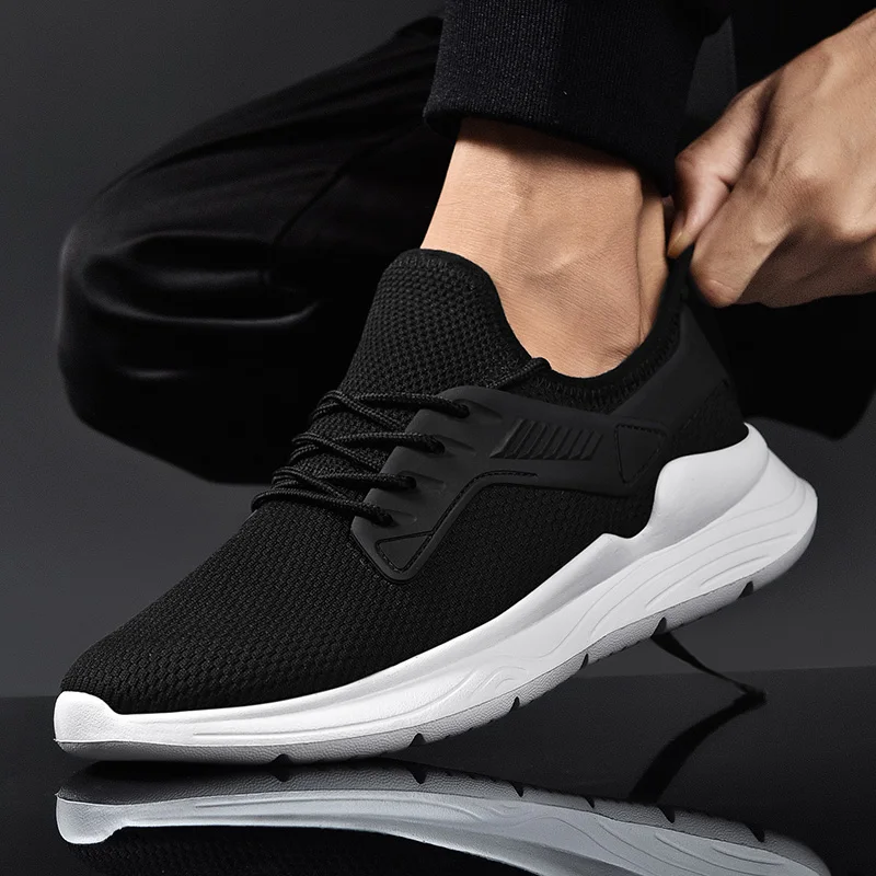 

Sneaker Casual Shoes Casual Shoes Man Fashion Men's Athletic Sneakers Mens Slip On White Causal For Men Sapato Sports Black