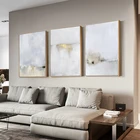 Современные абстрактные белые и золотые постеры и принты, Настенная картина на холсте, картина для гостиной, домашний декор без рамки