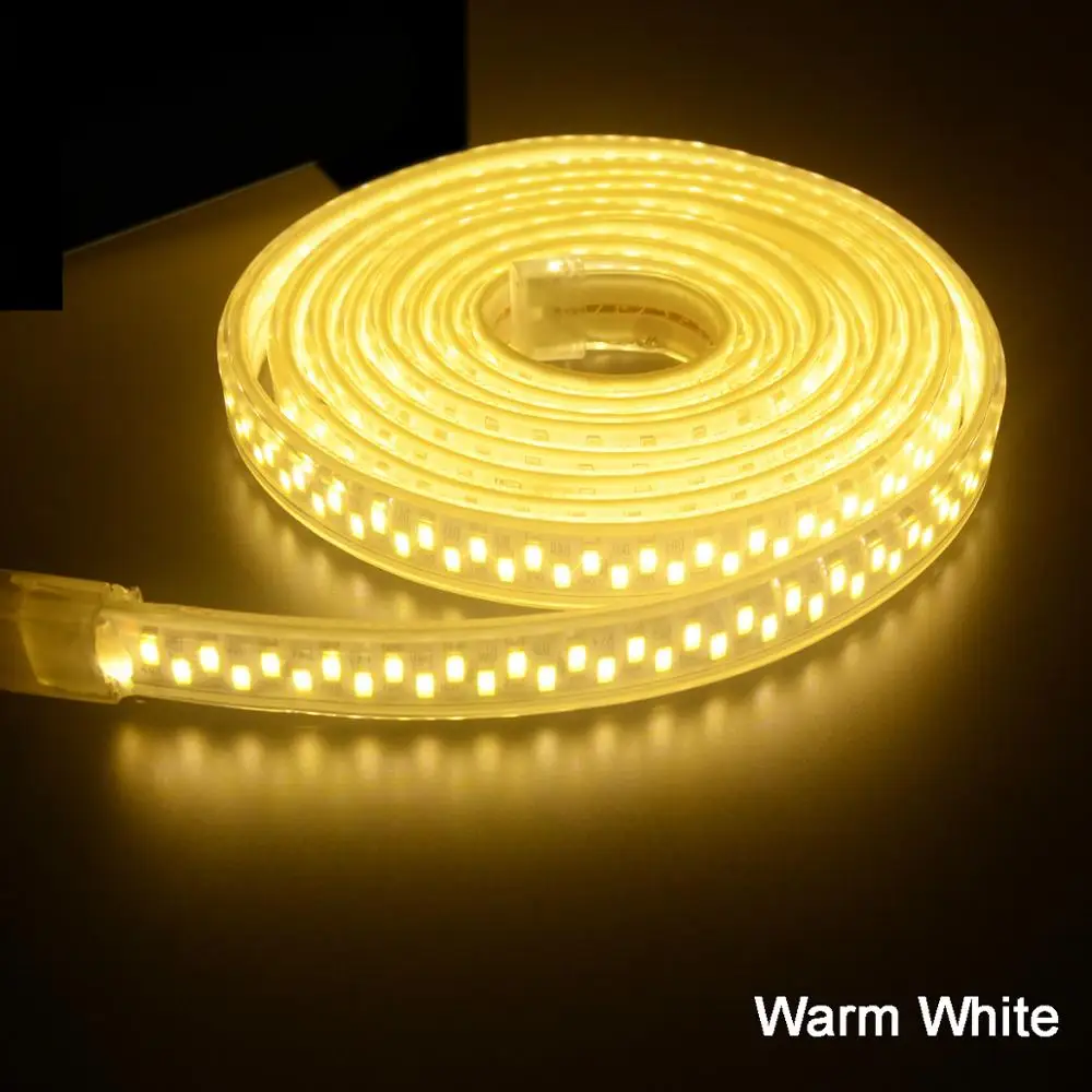 1 м 2 3 4 5 6 7 10 SMD 5730 Водонепроницаемый светодиодный лента полосы светильник 220V 180
