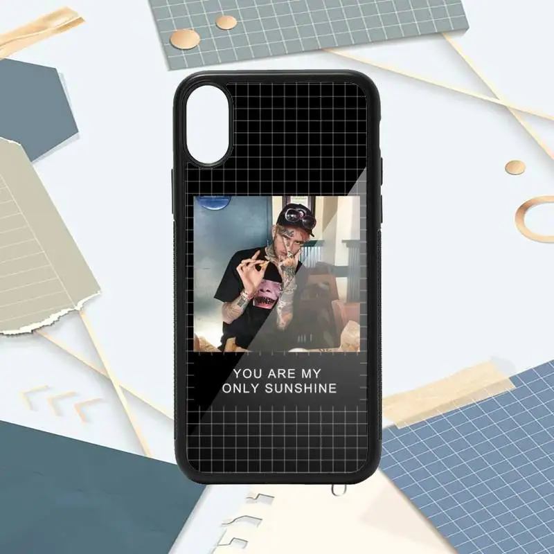 

Lil Peep rapper Lil Gustav Elijah Ahr Bo Peep Phone Case PC for iPhone 11 12 pro XS MAX 8 7 6 6S Plus X 5S SE 2020 XR