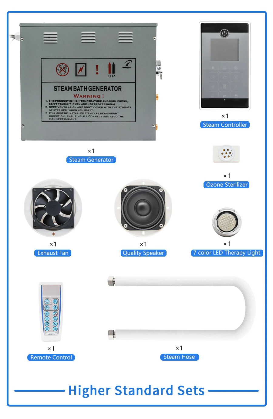 Bluetooth FM радио ЖК-контроллер 6 кВт/AC240V сауна Паровая ванна Генератор Ванная комната Душ паровой озон с масляным ароматом сопла