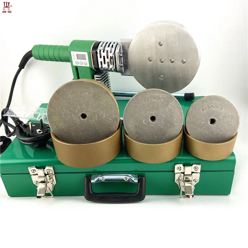 

Free Shipping Digital Temperature Display Controled PPR Welding Machine, Plastic Welder 75-110mm For Weld Plastic Pipes