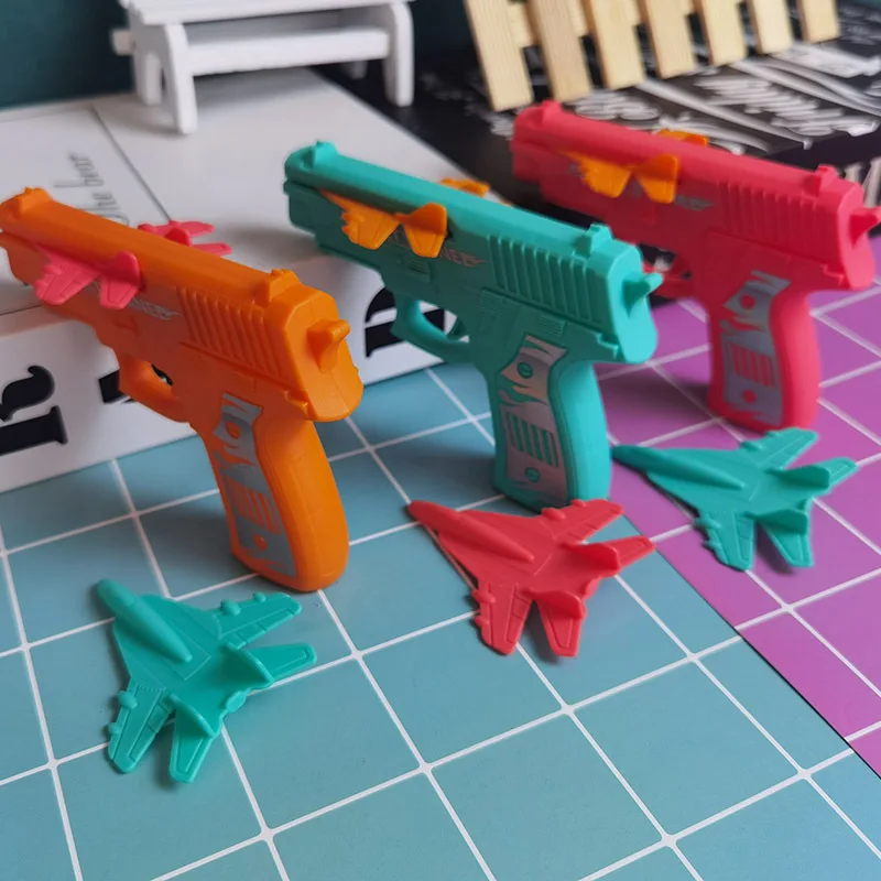 Мини-катапульта самолет игрушечный пистолет пусковой для стрельбы настольная