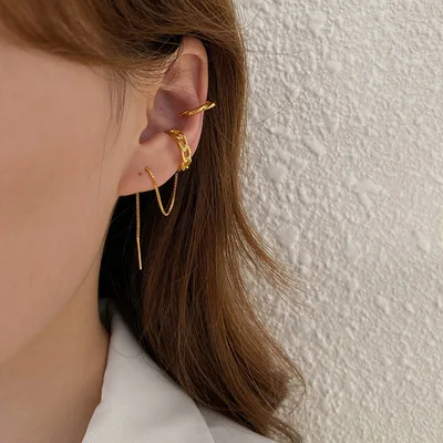 

Fashion Chain Summer Earrings For Female Temperament Long Tassels European And American Popular Personality Earrings 2021 Style