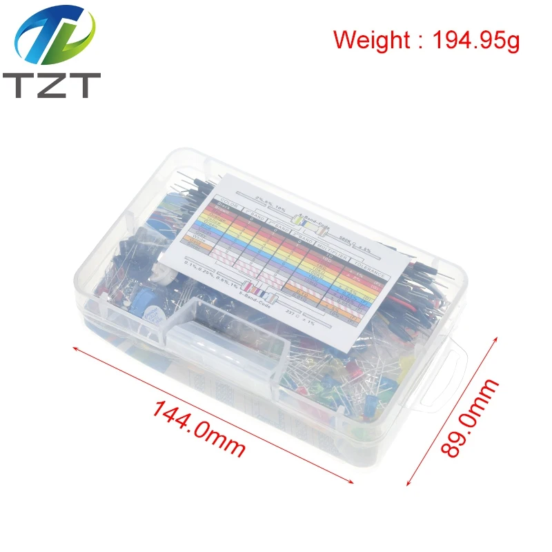 Набор для начинающих TZT UNO R3 макетная мини-плата светодиодная перемычка кнопка