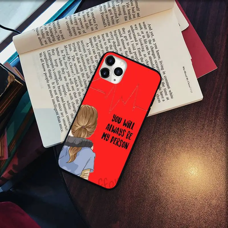 

Greys Anatomy You're My Person color Phone Cases for iPhone 11 12 pro XS MAX 8 7 6 6S Plus X 5S SE 2020 XR Soft silicone cover
