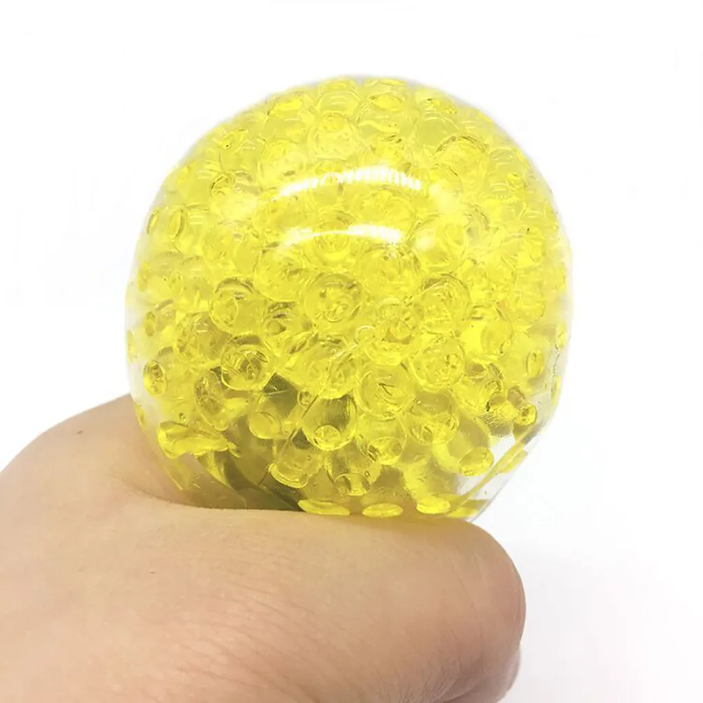 

Spongy Banana Bead Stress Relieve Ball Toys Squeezable Squishies Stress Relief Toy Adult Child Funny Anti-stress Fidget Reliver