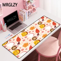 mrglzy drop shipping cute cartoon pattern mouse pad gamer large deskmat computer gaming peripheral accessories mousepad for lol