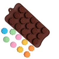 1pcs silicone chocolate mould kitchen tool jelly fudge 3d candy mould diy cake decoration tool kitchen tool