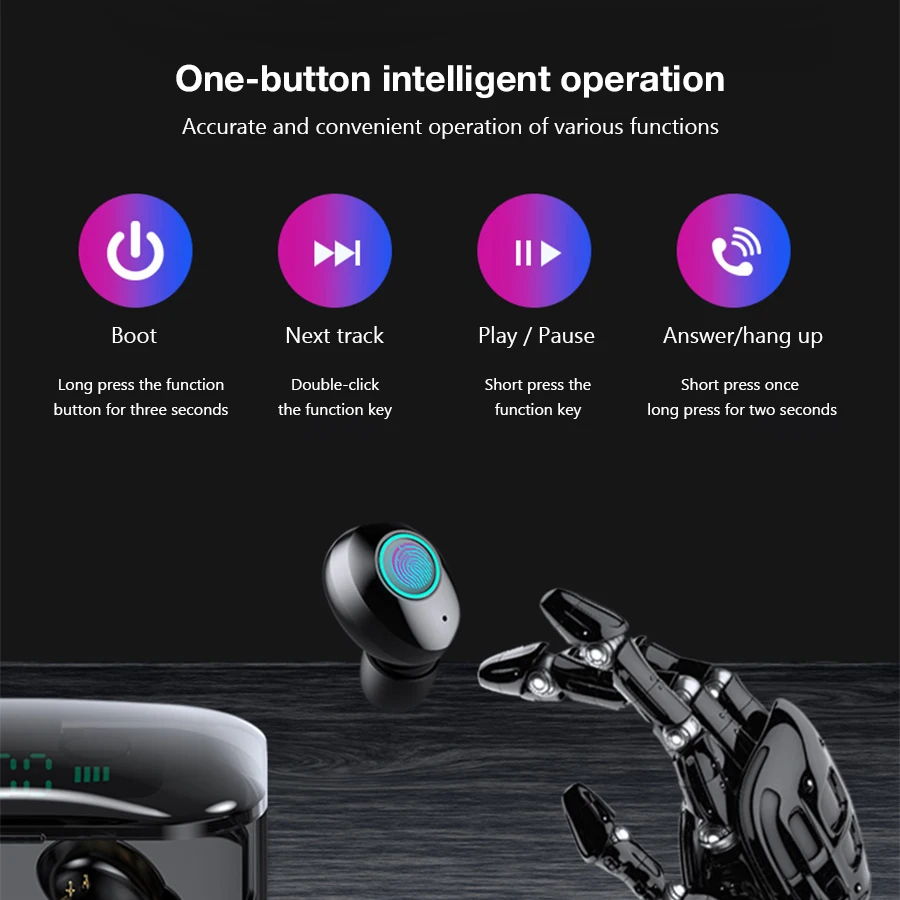 CBAOOO M7 TWS беспроводные Bluetooth наушники 5,0 в спортивная водонепроницаемая гарнитура беспроводные наушники стерео микрофон Игровые наушники для xiaomi