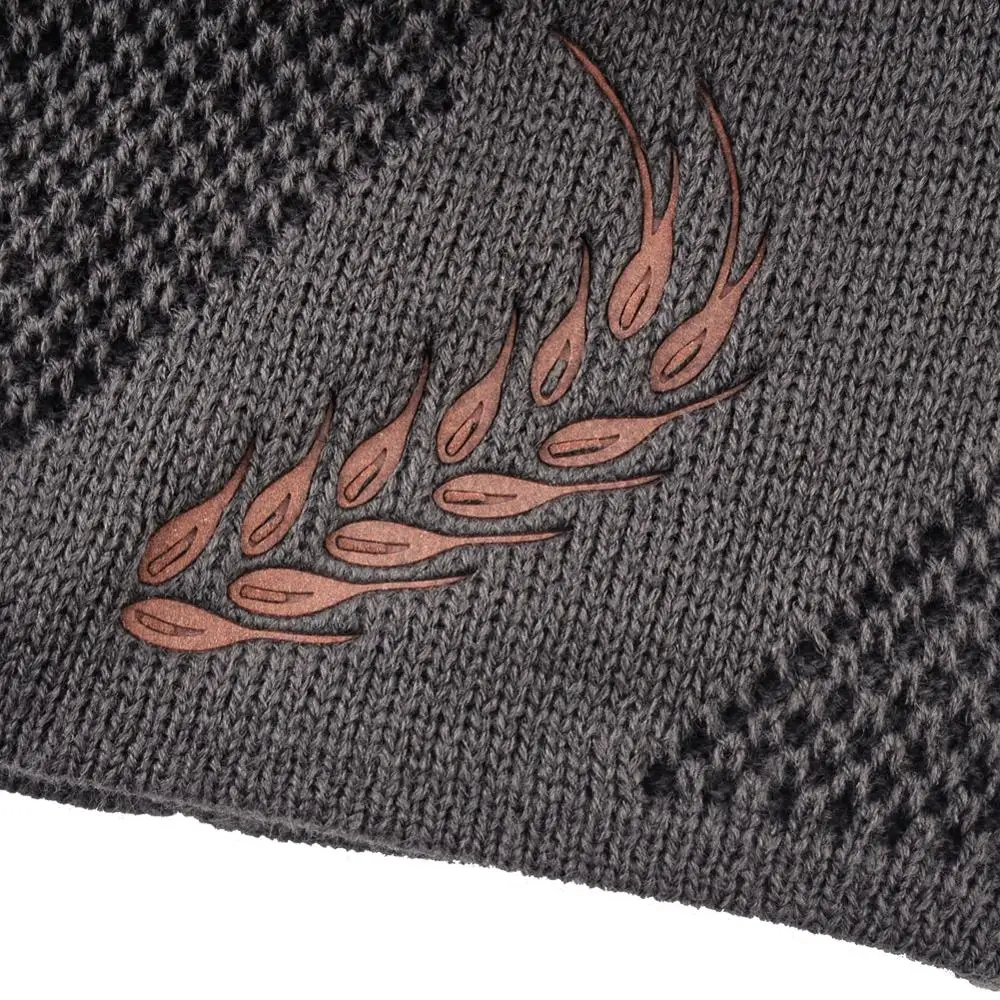 Мужские вязаные шапочки зимняя теплая вязаная шапка с ушками пшеницы модная хип