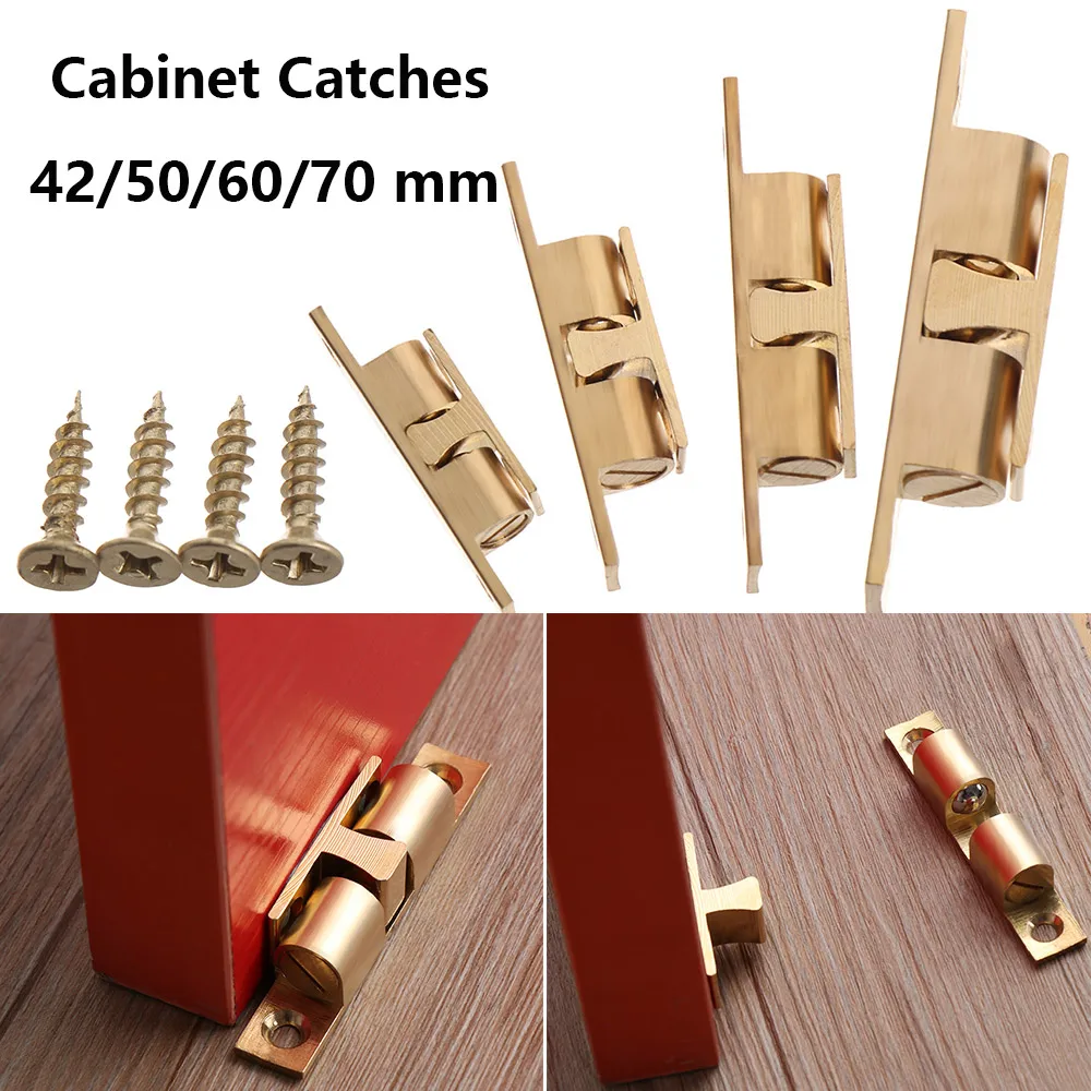 Новинка латунный дверной выключатель внутренняя блокировочная Пряжка ролик для