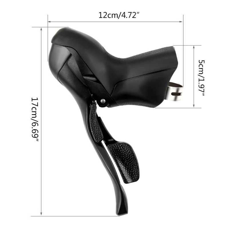 

Shift Lever, Dual Control for Shi-mano7/8/9/10/11 Bicycle Shift Lever