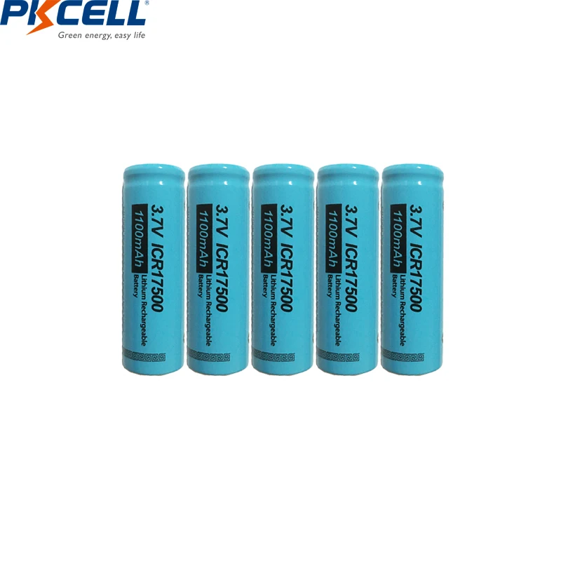 10 шт. литий ионные аккумуляторные батареи PKCELL ICR 17500 1100 мАч 3 7 в|batteries plus laptop