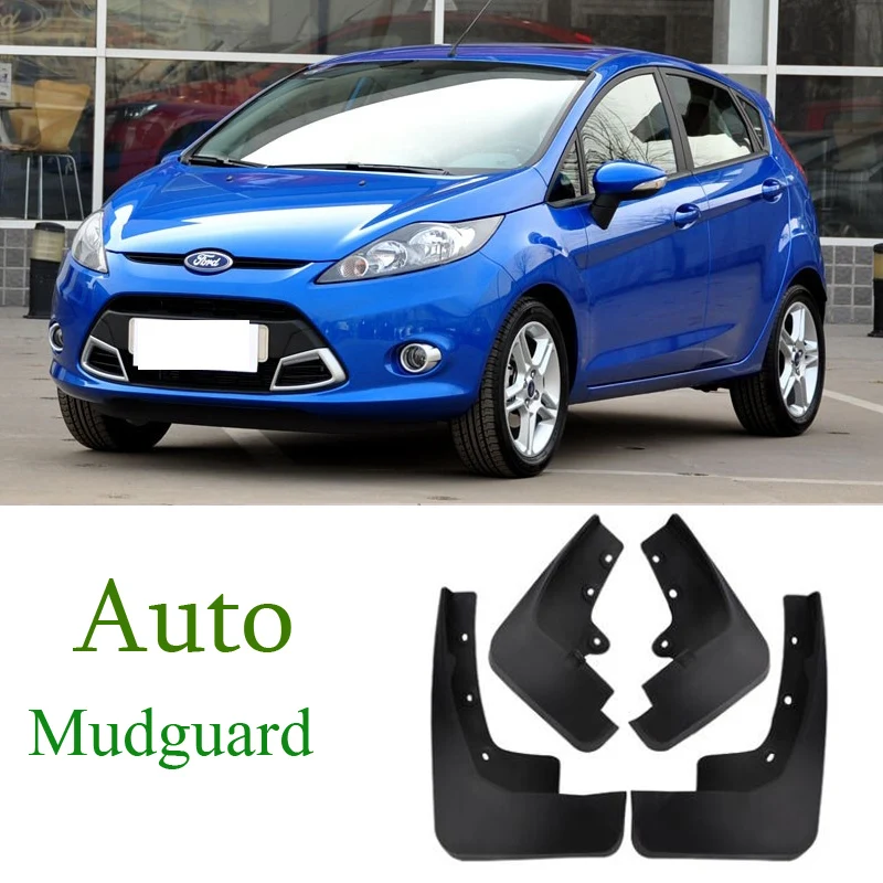 Автомобильные Брызговики для Ford Fiesta хэтчбек крыло передние ABS пластик 4 шт 2009 2010