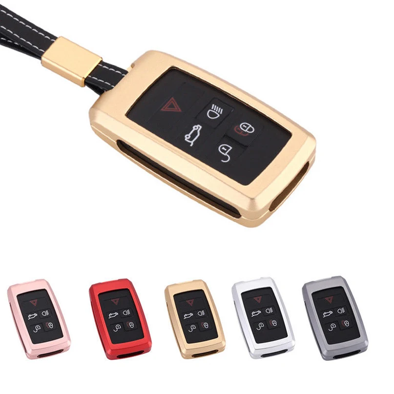 5 кнопок алюминиевый умный чехол для ключей Fob 2018 Land Rover Range Rover|Футляр