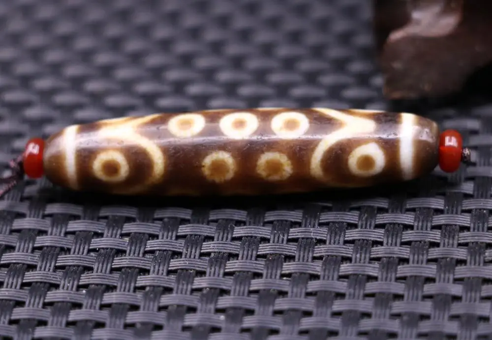 Сокровище Волшебная Мощность Magic LKbrother Тибетский Старый Агат 21 глаз 2 полосатые