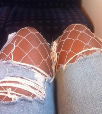

AliExpress Yu Mesh Stockings European and American Hollow Mesh Stockings Female woman socks