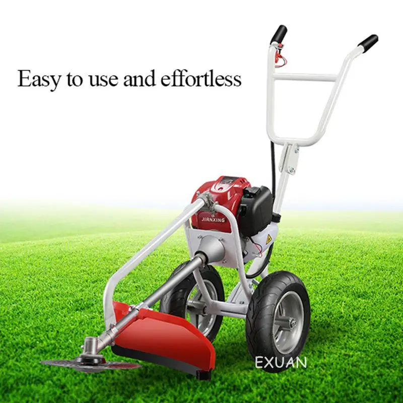 Бытовой ручной нажимная газонокосилка Портативный бензиновый культиватор