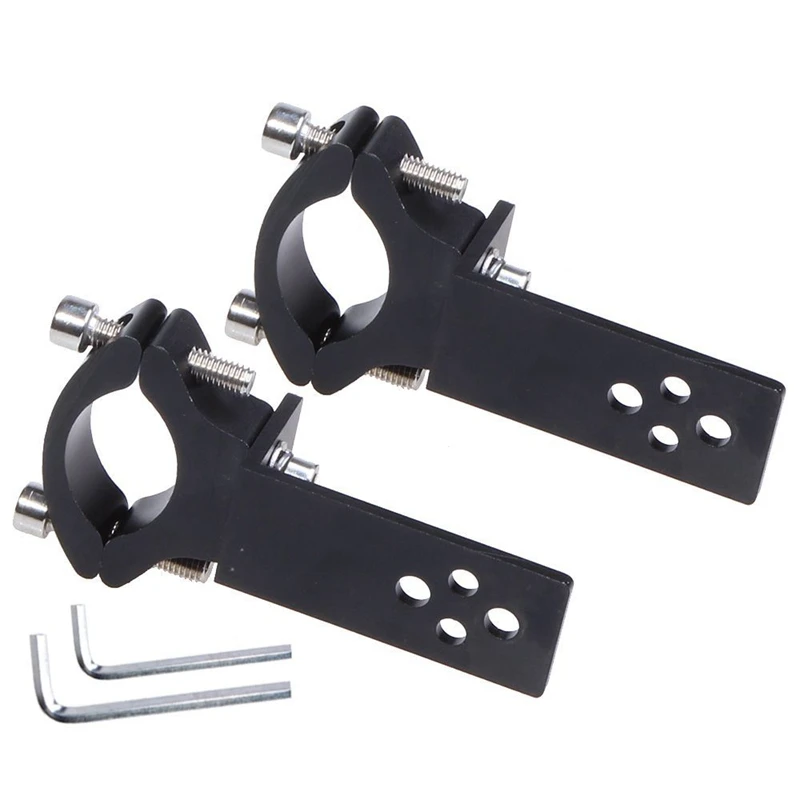 

2Sets Universal Mount Tg11 Motorcycle Headlight Bracket Tube Fork Spotlight Holder Clamp for Cafer Racer Chopper Ect