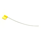 50 шт в наборе, высокий уровень безопасности подключаемого модуля Стальная проволока уплотнения контейнера кабельные стяжки провода замок уплотнения 25 см30 см белого и желтого цвета Новинка, оптовая продажа