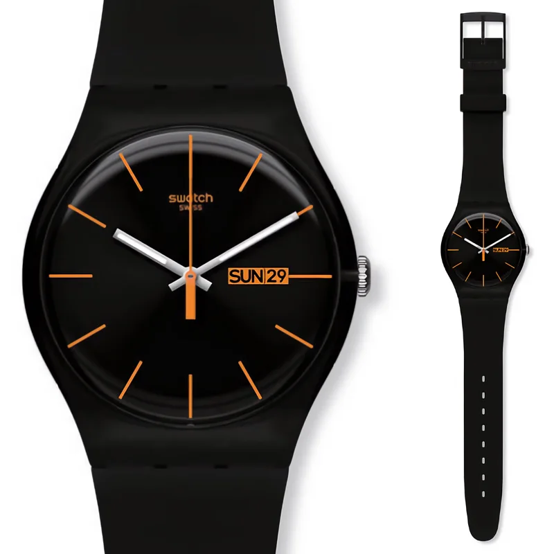 Swatch оригинальные кварцевые часы модные и для отдыха водонепроницаемые женские часы SUOB720 - Цвет: SUOB704