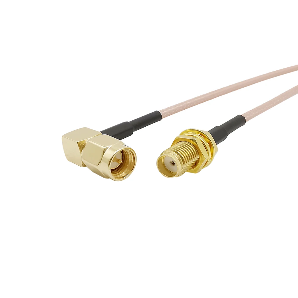 SMA RG316 кабель Male правый угол к Female Bulkhead коаксиальный 3G 4G WIFI GSM DVB T DAB для
