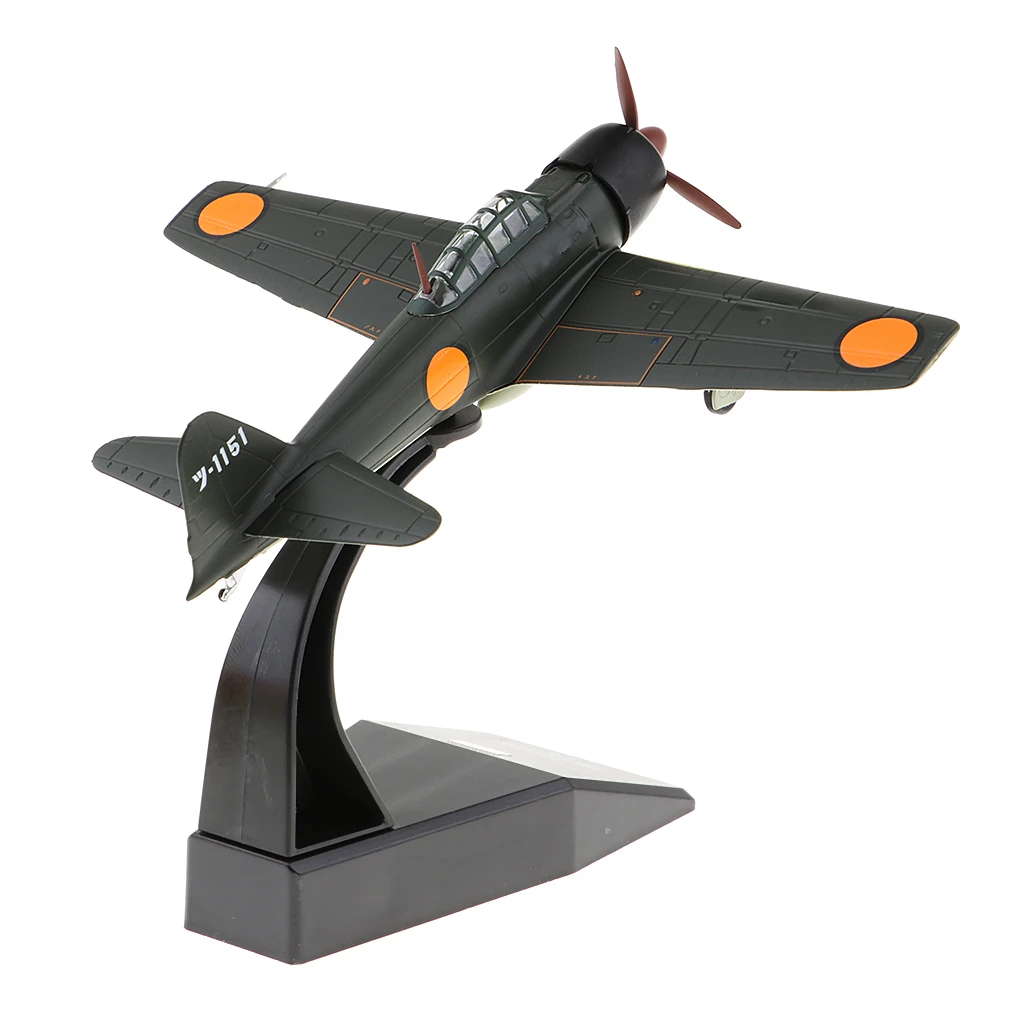 Японский Mitsubishi A6M3 Zero - 1940 1:72 Металлический Литой самолет включает в себя