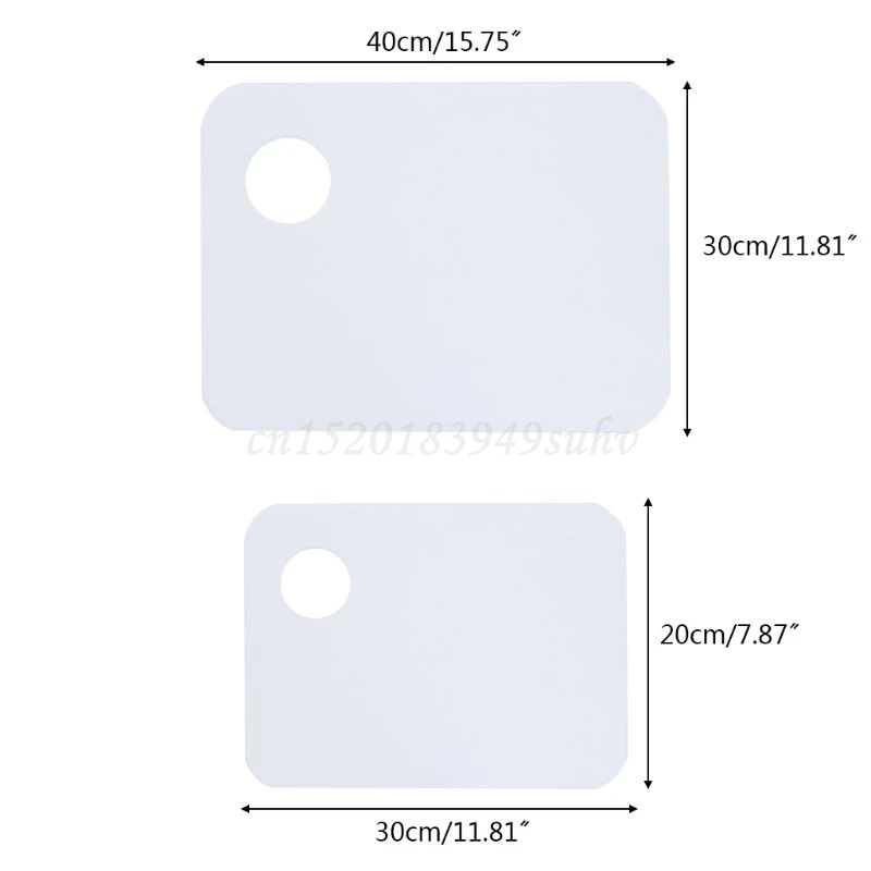 

Square Acrylic Transparent Paint Palette Watercolor Makeup Oil Painting Supplies