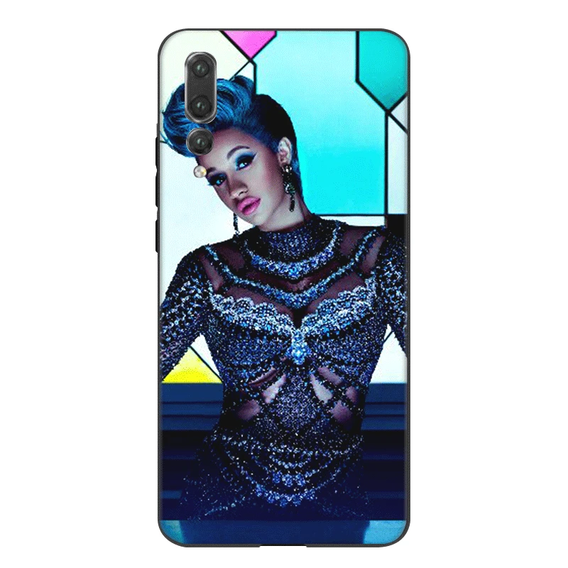 Phone Case Silicone For Honor Note 10 View 20 6A 7A 7C 7X 8 8X 8C 9X 9 Lite Pro Cover Cardi B Goddess DIY Painted Beautiful | Мобильные