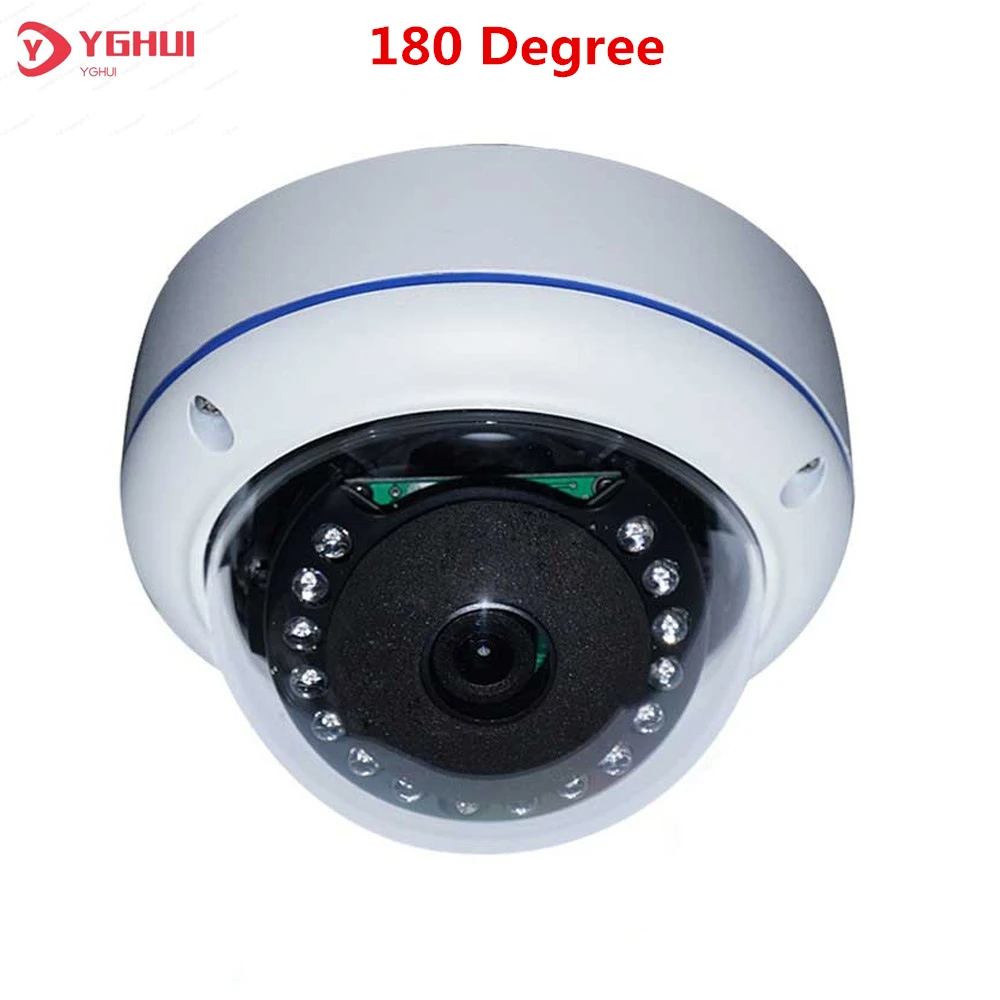 

1080P CCTV Camera AHD Metal Dome 180 Degree Fisheye Lens IR Night Vision Indoor Home Security Camera 2MP With OSD Menu