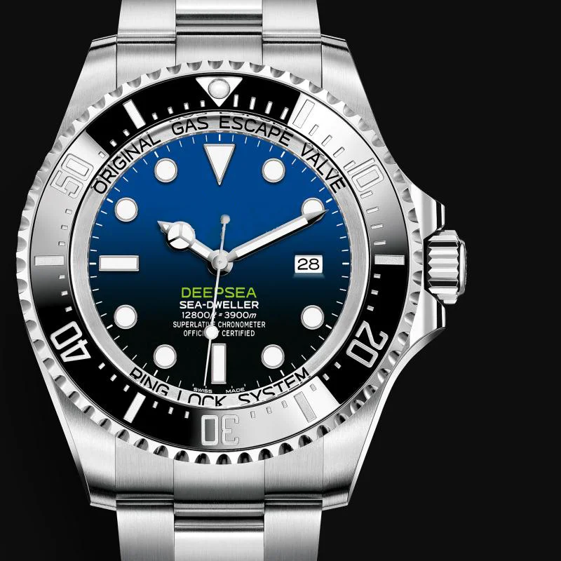 

Automatic Men's Mechanical Watch 126610 Black BLue Ceramic Bezel 2021 New 44mm Stainless Steel Bracelet Movement 1:1 Watches