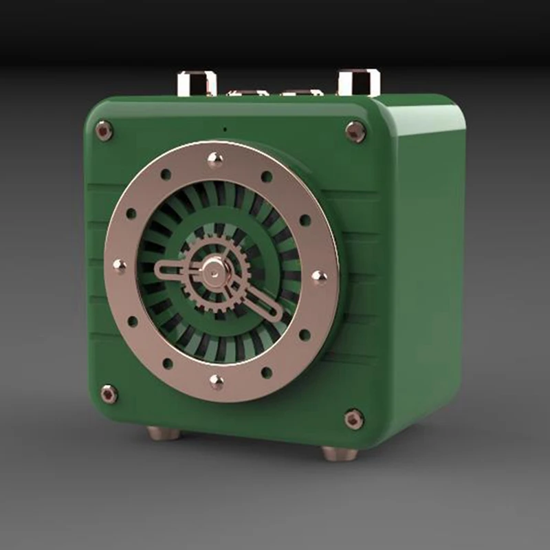 Ретро Bluetooth Динамик Портативный Беспроводной сабвуфер подходит для дома на улице