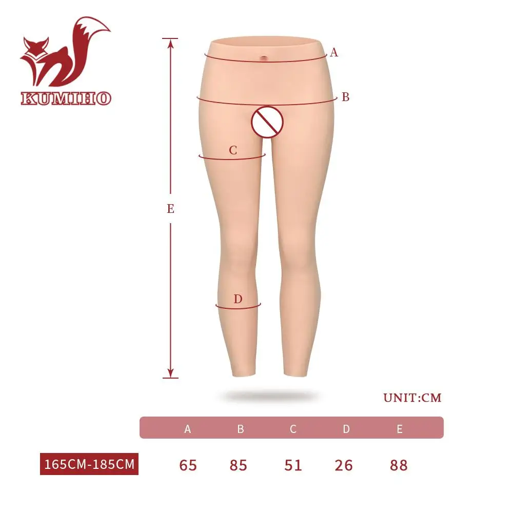 Preise KUMIHO Ladyboy Silikon 9-punkt Gefälschte Vagina Pantys Lange Pantys Zu Winkel Abdeckung Die Beine Für Transgender Drag Queen Transen 1G