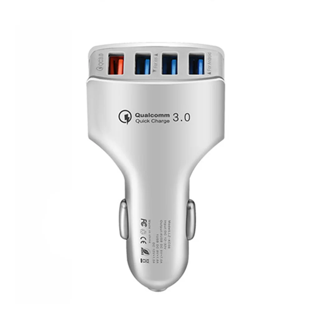Полезное автомобильное зарядное устройство QC3.0 с 4 портами USB 3.5A адаптером