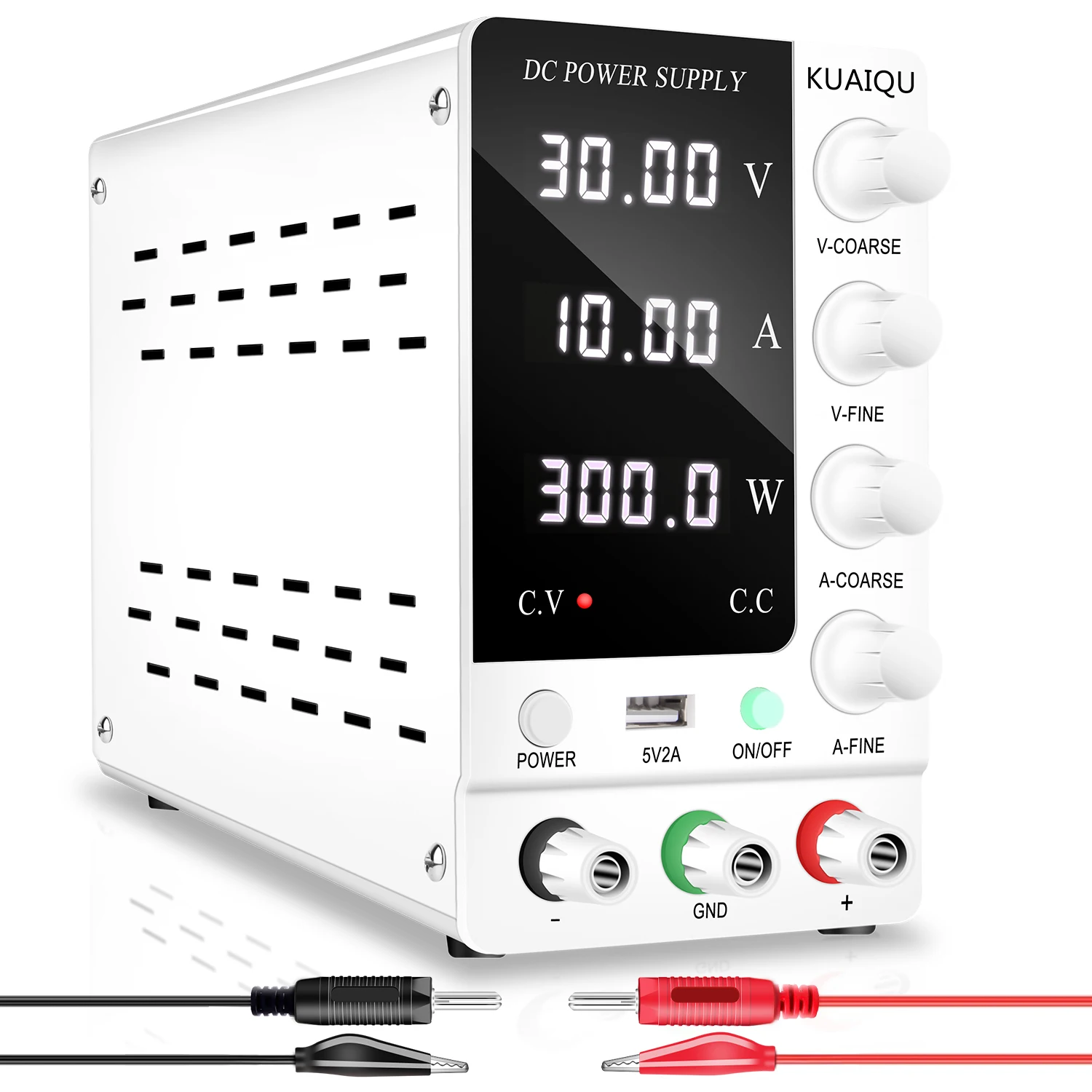 Регулируемый лабораторный источник питания KUAIQU SPS-C3010 30 В/10 А 300 Вт с регулируемым