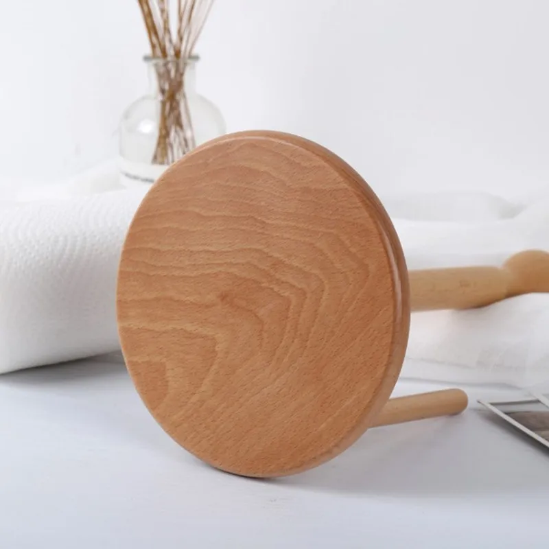 Деревянный держатель для бумажных полотенец в рулоне подставка туалетной бумаги