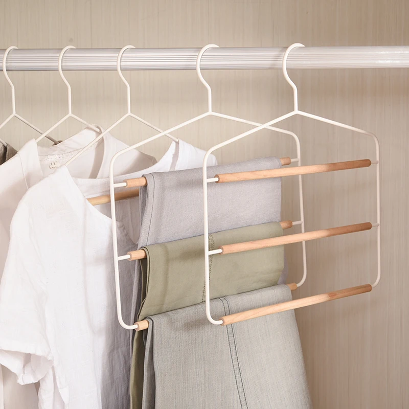 Железная деревянная вешалка для одежды хранения магазина домашняя сушилка