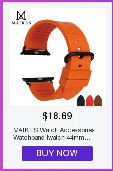 MAIKES, Миланская петля, ремешок для Apple Watch, 4, 44 мм, металлический ремешок для часов Apple Watch, 42 мм, ремешок из нержавеющей стали iwatch, 40 мм, 38 мм