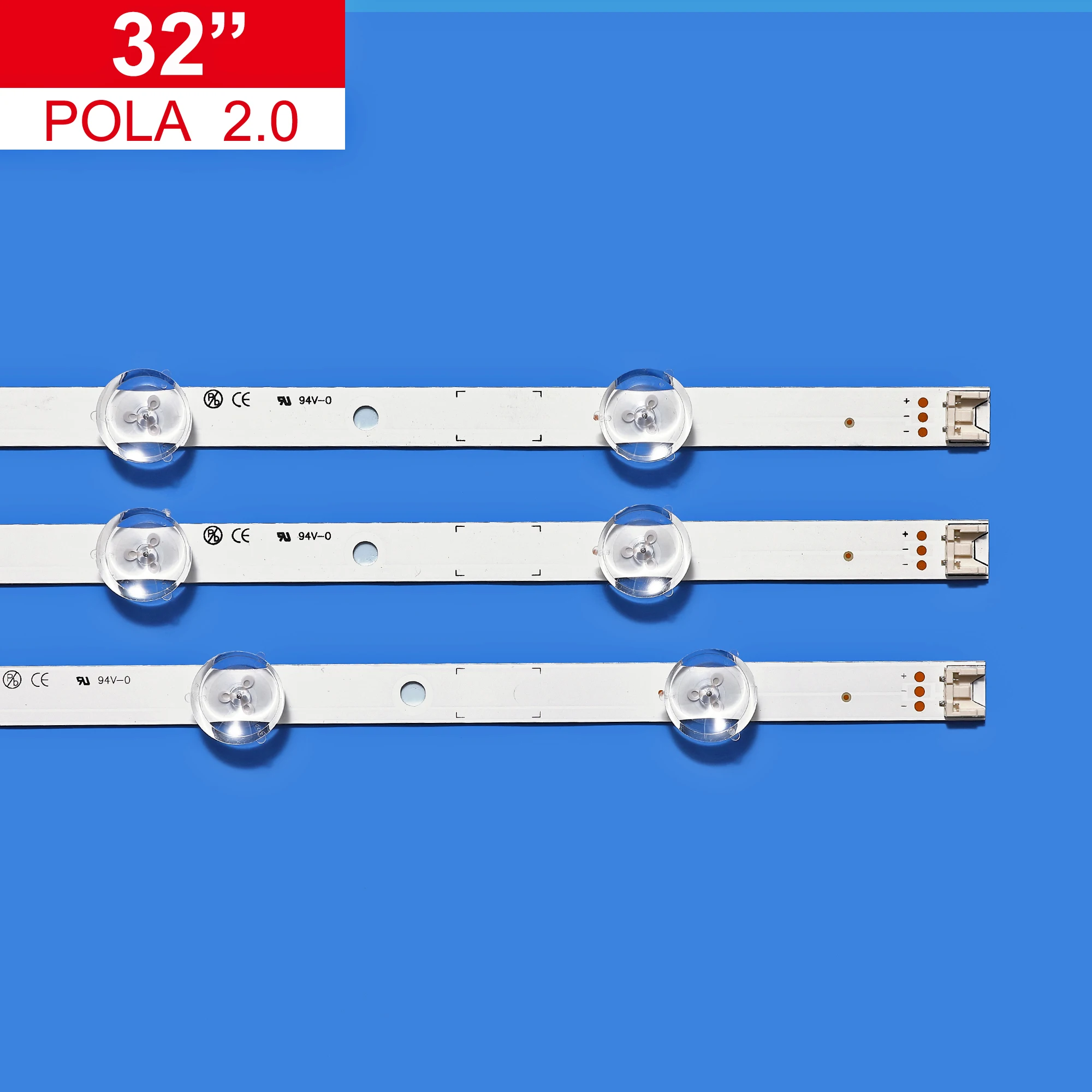 (Новый комплект) 3 шт. 6/7 светодиодный 590 мм сменный фонарь для LIG 32LN5100 32LN545B Innotek POLA2.0