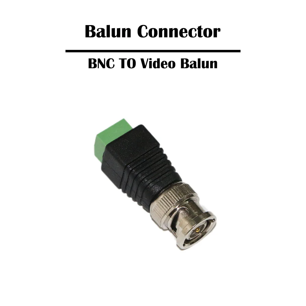 100 шт./лот Mini Coax BNC Штекерный разъем для UTP Cat 5 видеокамеры видеонаблюдения|Коробки