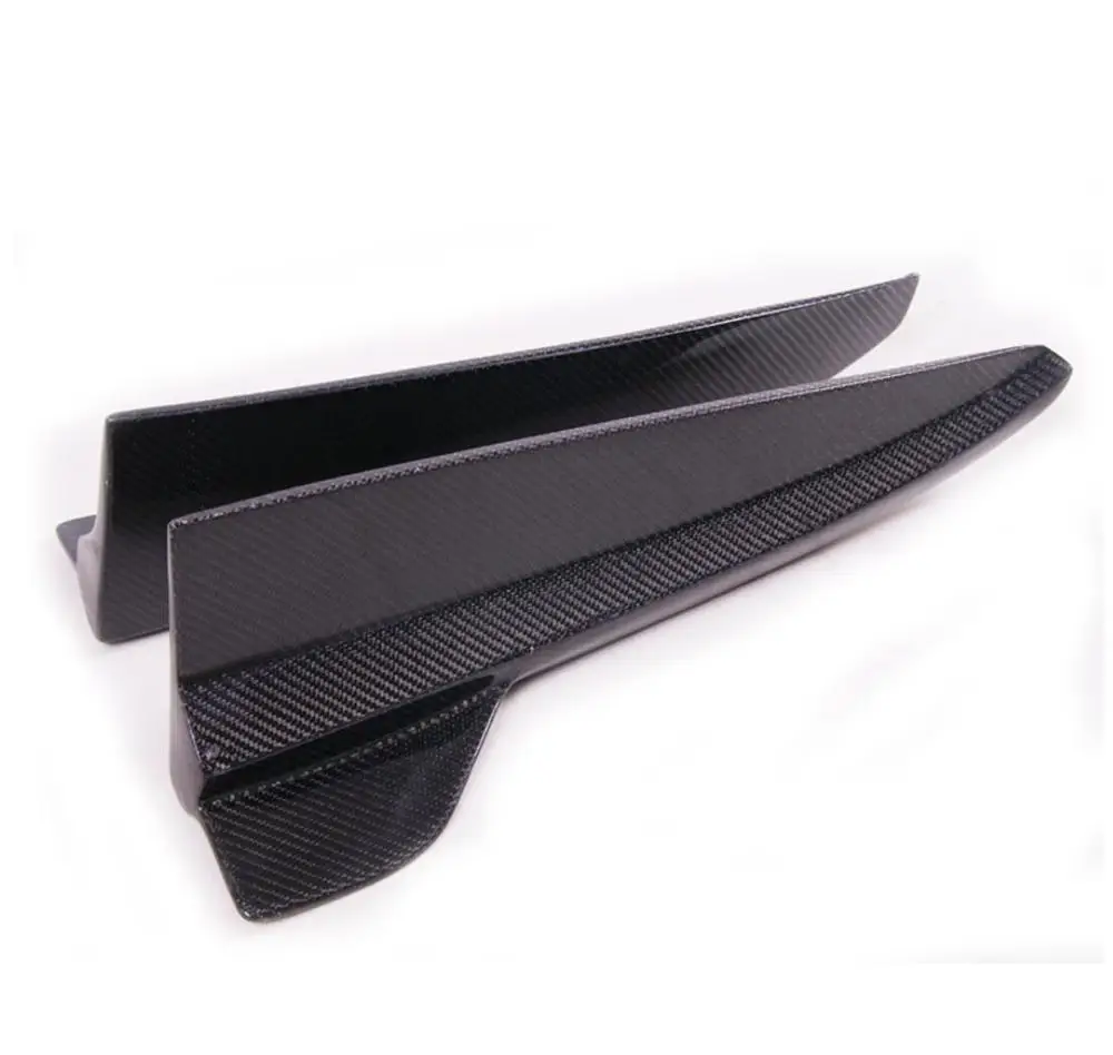 Пара задних губ сплиттер задние боковые валенции для Benz W205 C200 C280 C63 2013 + Седан и