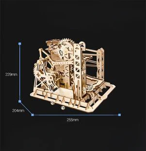 3D DIY деревянный Заводной механизм привод локомотив головоломка модель строительные игрушки хобби подарок для детей и взрослых - Цвет: Цвет: желтый