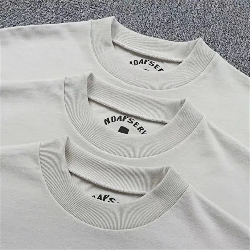 

West Sunday Kanye Service T Shirt Men Women 1:1 Season 6 Tops 3D Foam Printing Holy Spirit T-shirt