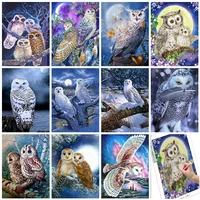 diamond embroidery animals owl mosaic 5d full drill square cross stitch rhinestone diamond painting crafts kit home decoration