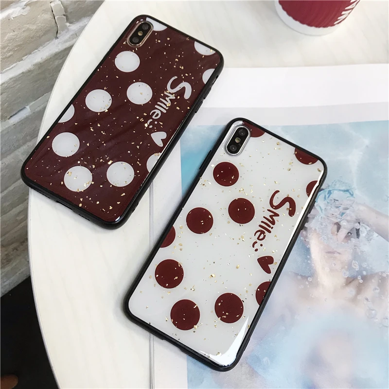 Блестящий волнистый Модный чехол для телефона iphone 8 7 Plus 6 6s эпоксидный X XR XS MAX 10