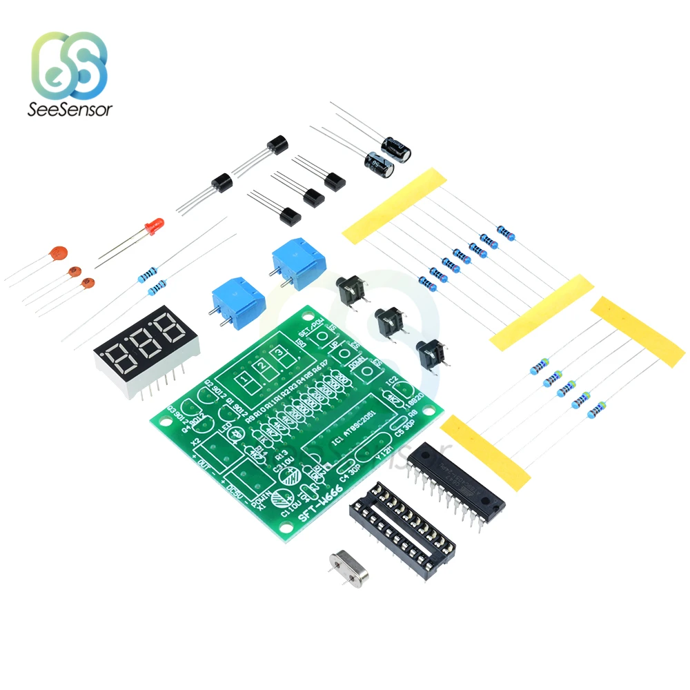 Digital Thermometer Temperature Controller DS18B20 Sensor Module LED Alarm 5V DC Electronic Suite DIY Kit | Инструменты